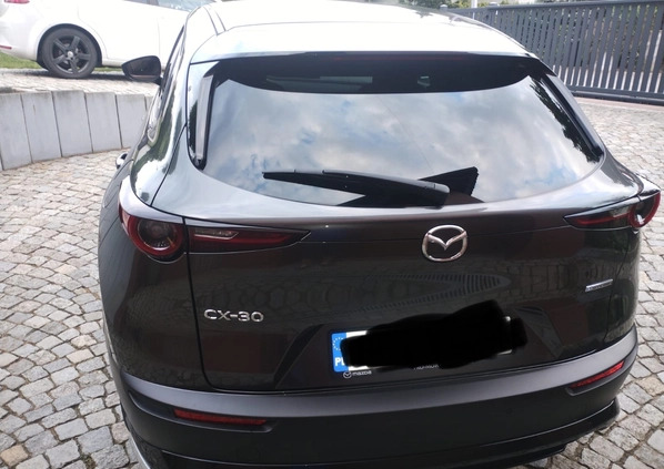 Mazda CX-30 cena 122000 przebieg: 10000, rok produkcji 2021 z Racibórz małe 172